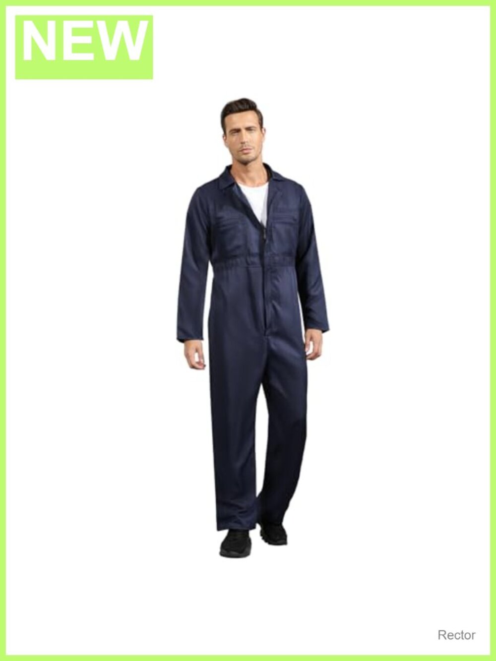 Men's Long Sleeve Mechanic Coveralls Jumpsuit Costume Workwear